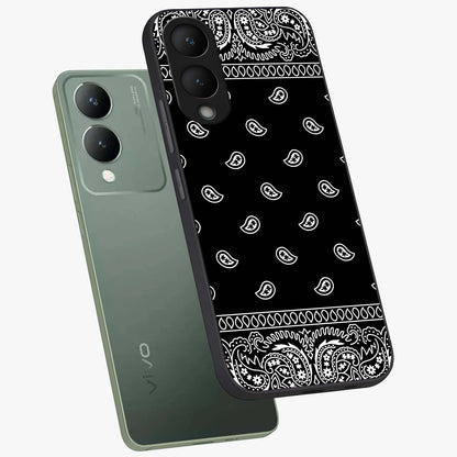 Retro Rebel Threads Glass Case displayed in angled mockup highlighting retro inspired graphic design with rebellious aesthetic.