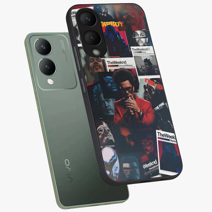 The Weeknd Glass Case displayed in angled mockup highlighting stylish pop culture inspired design with modern aesthetic.