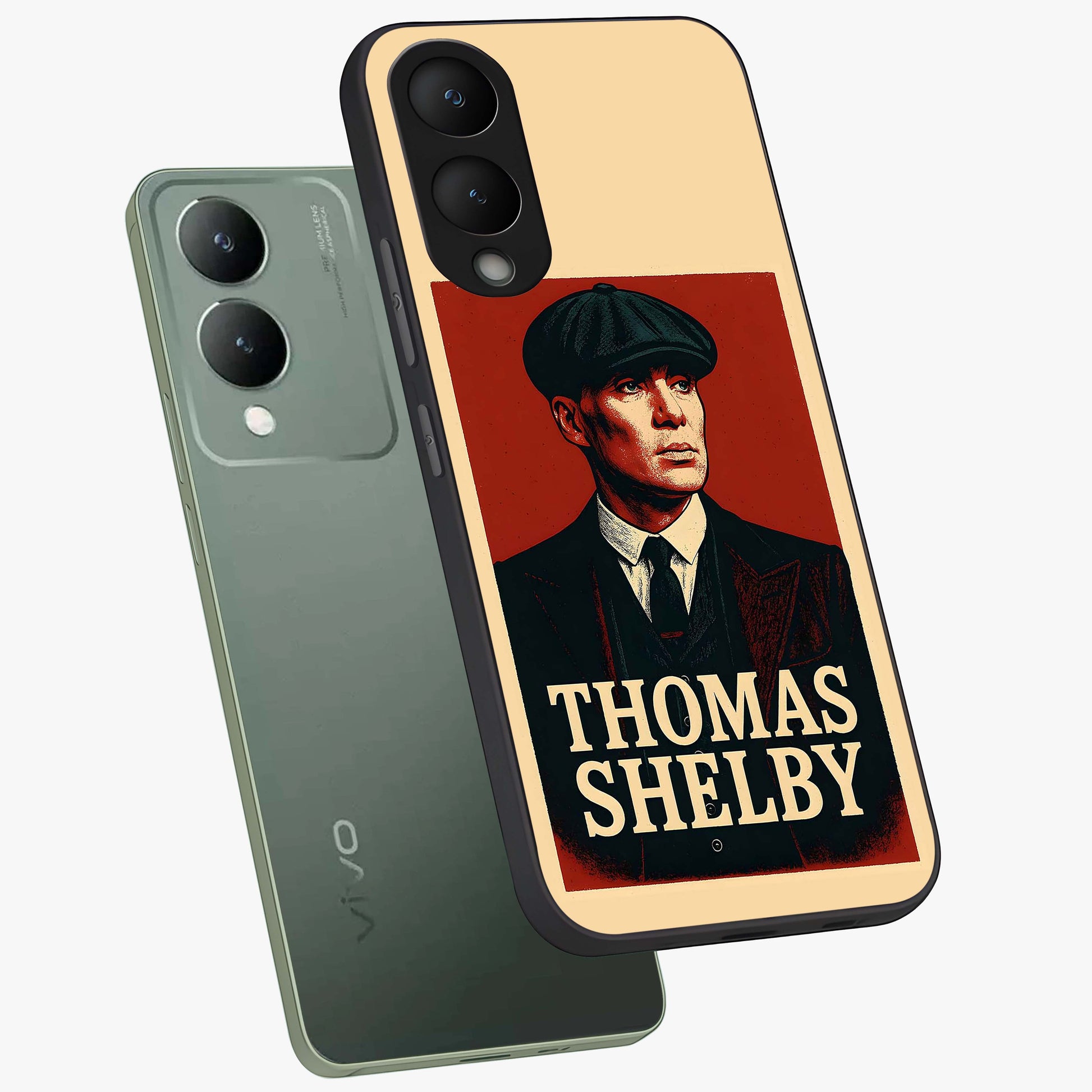Vintage Mafia Authority Glass Case displayed in angled mockup highlighting powerful retro design with classic gangster aesthetic.