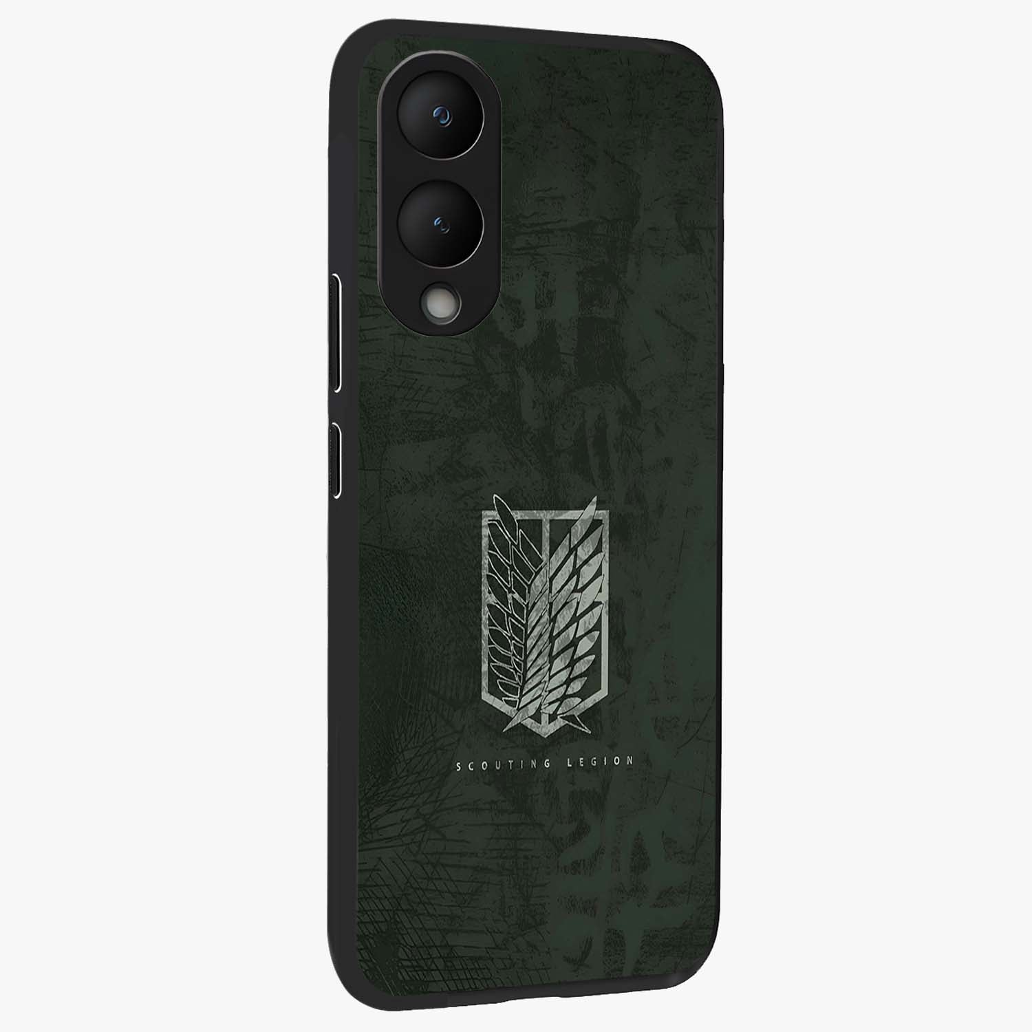 Wings Of Freedom Glass Case upright view showcasing powerful wings artwork with freedom themed design.