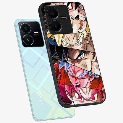 Anime Character Glass Case displayed in angled mockup highlighting colorful anime character illustration.