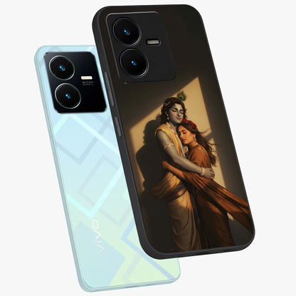 Divine Eternal Love Glass Case displayed in angled mockup highlighting elegant divine inspired design with peaceful aesthetic.
