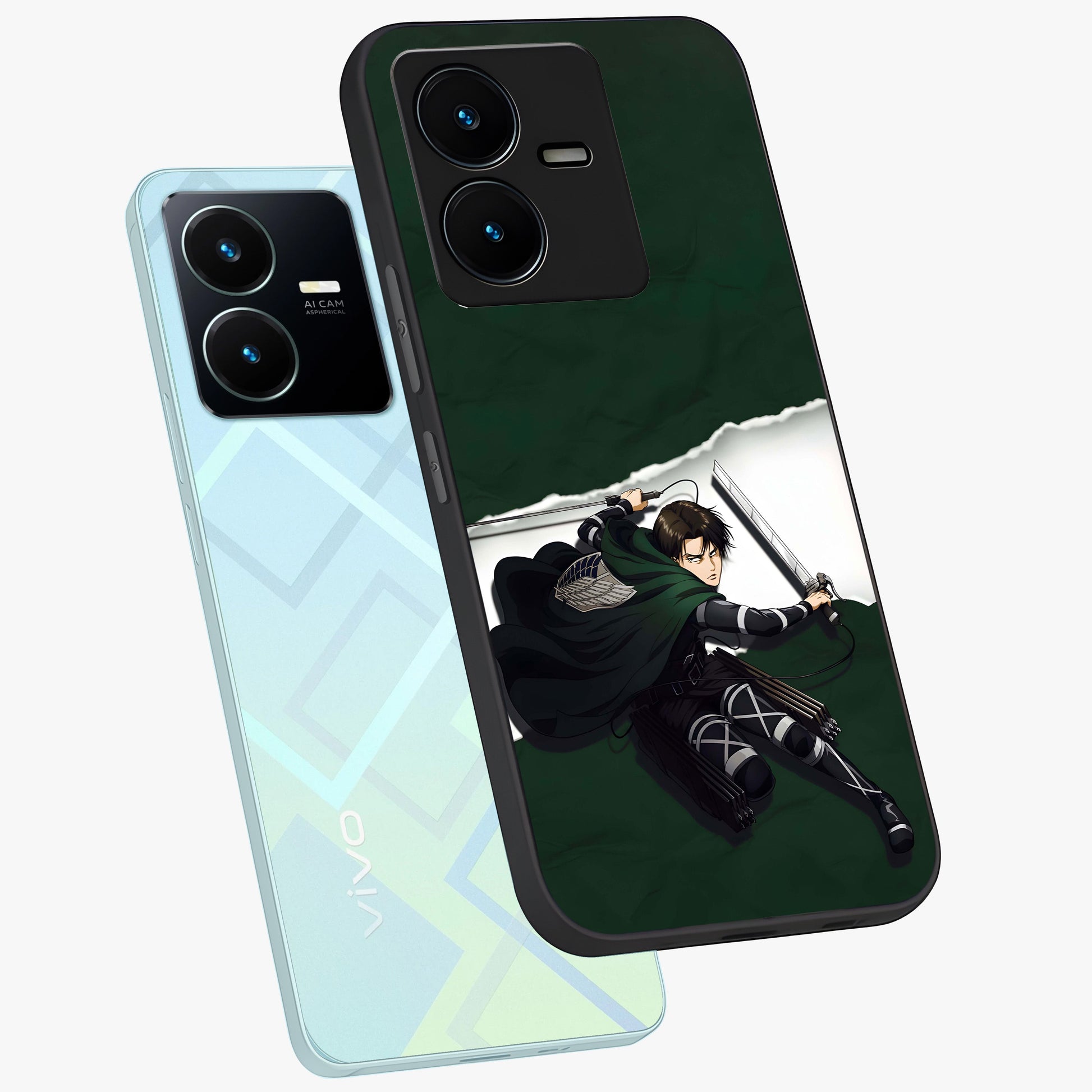 Emerald War Vanguard Glass Case displayed in angled mockup highlighting intense battle inspired design with emerald tone aesthetic.