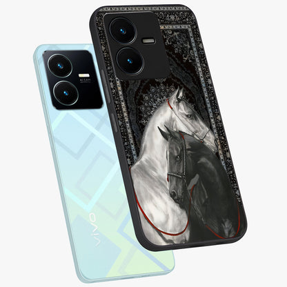 Majestic Ride Legacy Glass Case displayed in angled mockup highlighting sleek vehicle design with bold racing aesthetic.