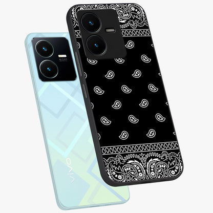Retro Rebel Threads Glass Case displayed in angled mockup highlighting retro inspired graphic design with rebellious aesthetic.