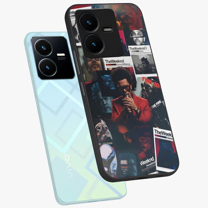 The Weeknd Glass Case displayed in angled mockup highlighting stylish pop culture inspired design with modern aesthetic.