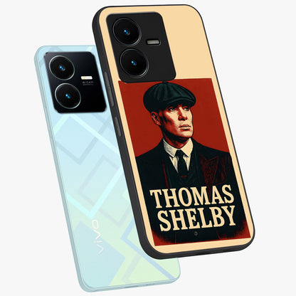 Vintage Mafia Authority Glass Case displayed in angled mockup highlighting powerful retro design with classic gangster aesthetic.