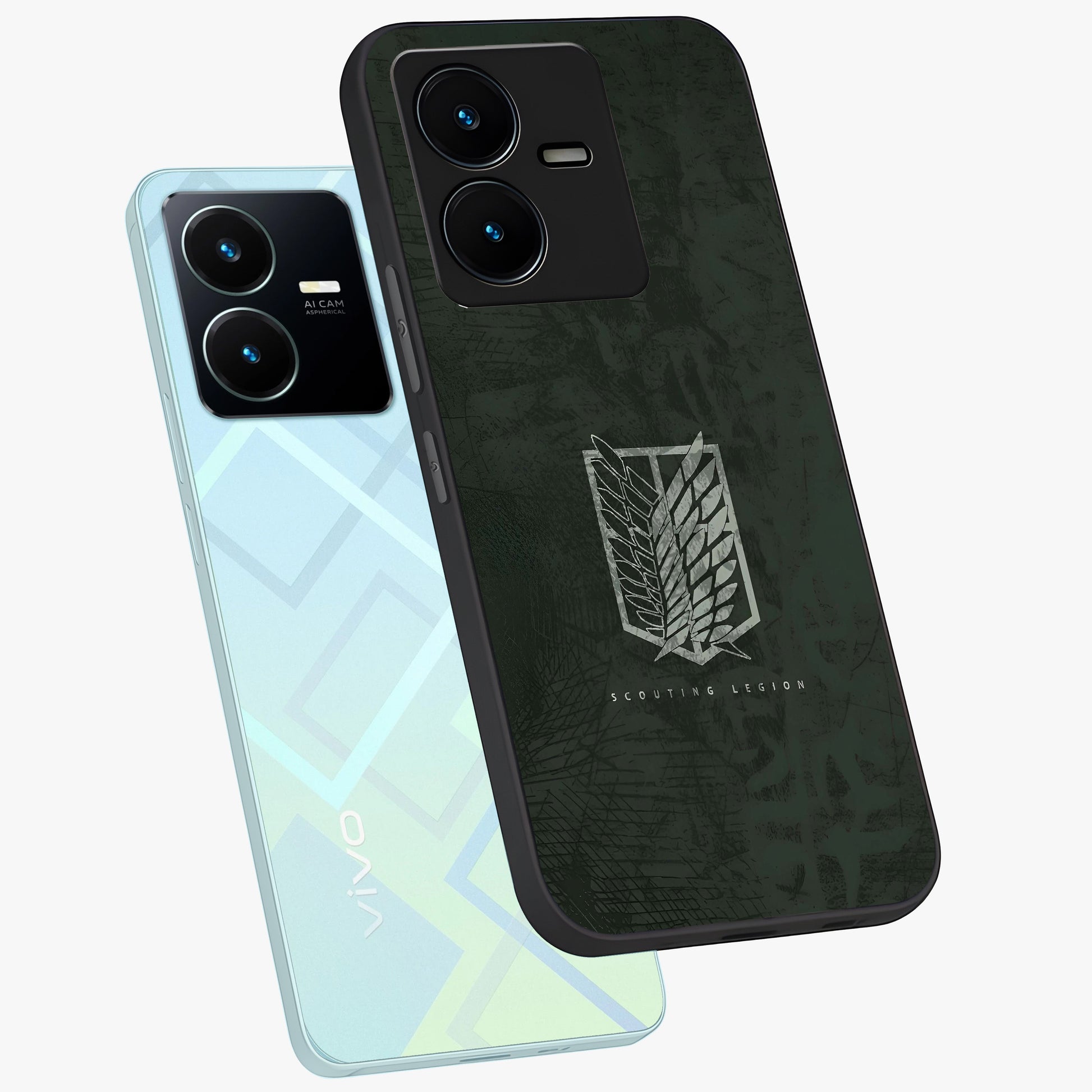 Wings Of Freedom Glass Case displayed in angled mockup highlighting graceful wing design with inspirational aesthetic.