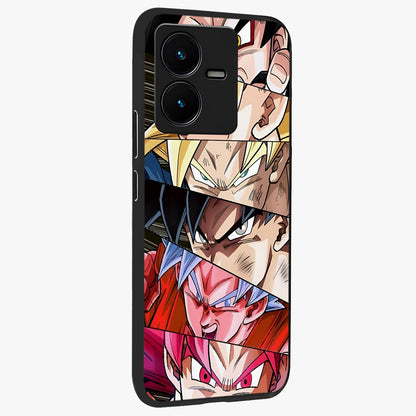 Anime Character Glass Case upright view showcasing expressive anime artwork with bold graphic style.