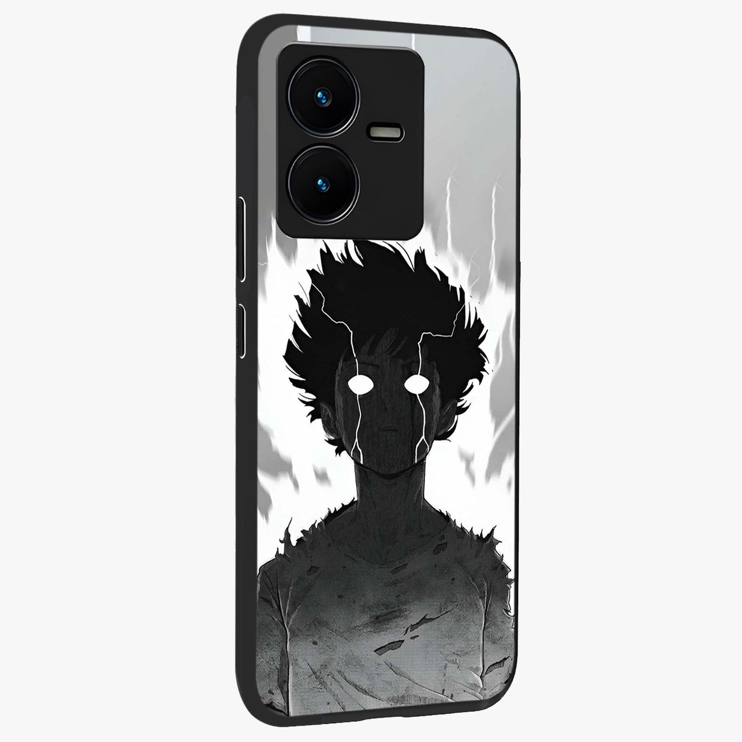 Awakened Inner Rage Glass Case upright view showcasing dramatic artwork with strong expressive aesthetic.