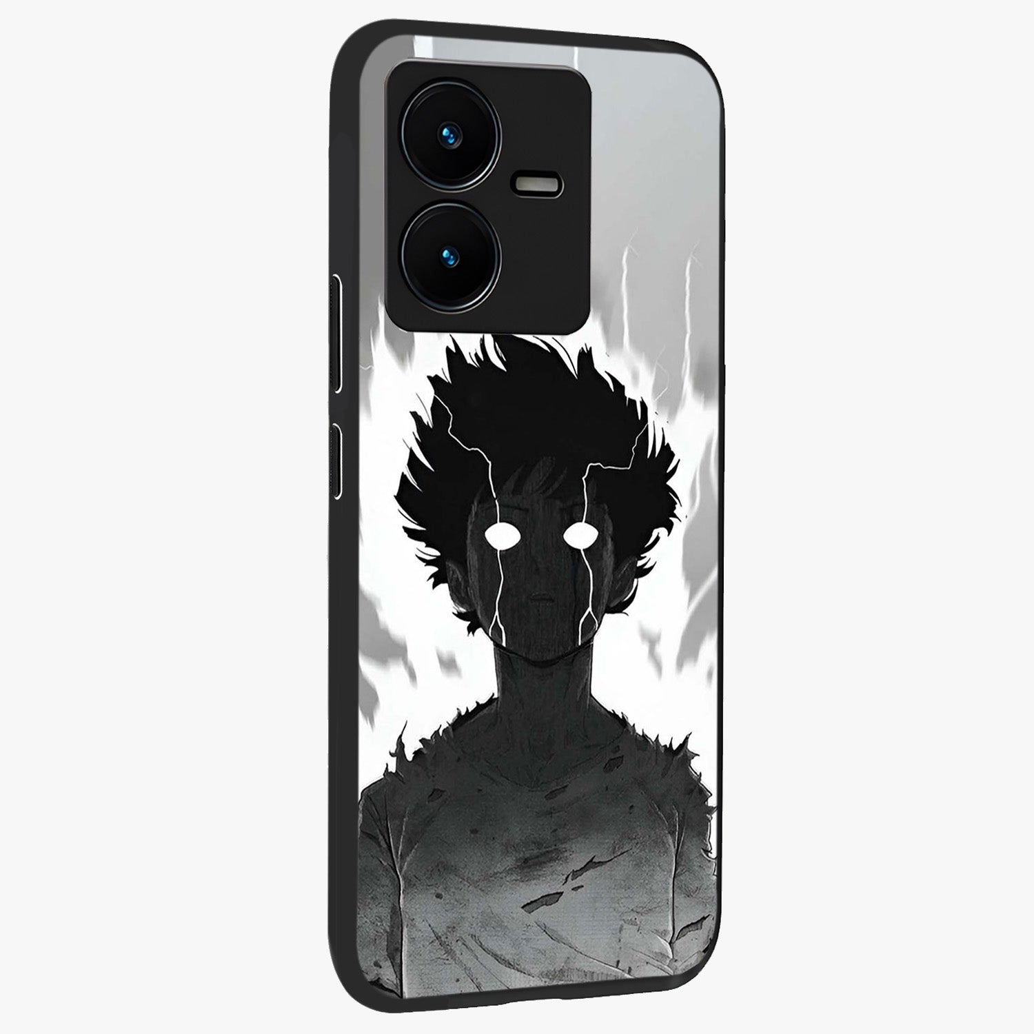 Awakened Inner Rage Glass Case upright view showcasing dramatic artwork with strong expressive aesthetic.