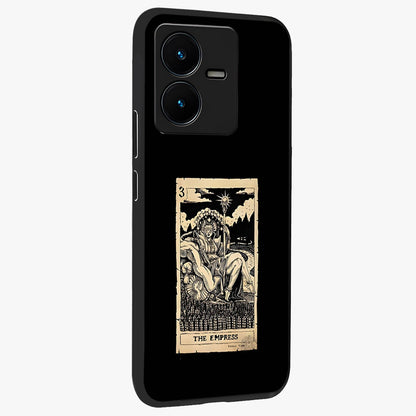 The Empress Glass Case upright view showcasing powerful empress themed artwork with luxurious artistic theme.