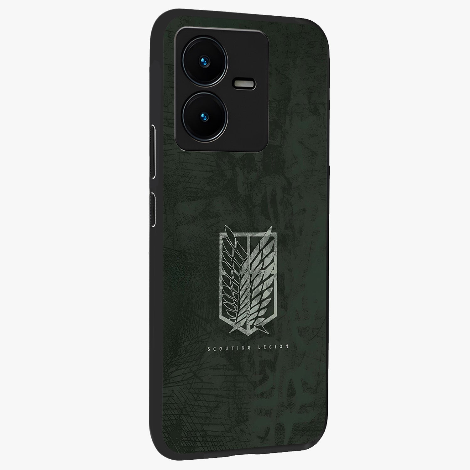 Wings Of Freedom Glass Case upright view showcasing powerful wings artwork with freedom themed design.