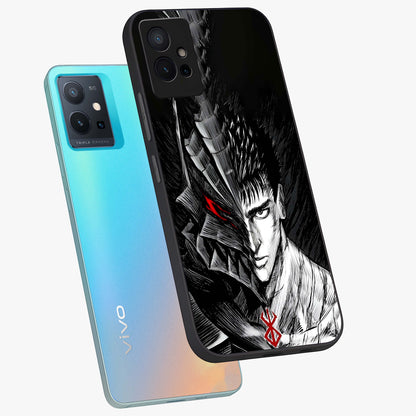Berserker Blood Oath Glass Case displayed in angled mockup highlighting dark fantasy graphic design and powerful theme.