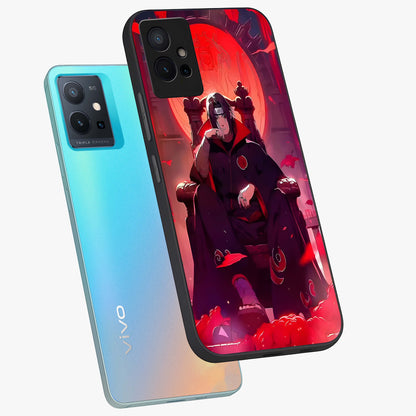 Blood Moon Sovereign Glass Case displayed in angled mockup highlighting dark celestial moon design and dramatic theme.