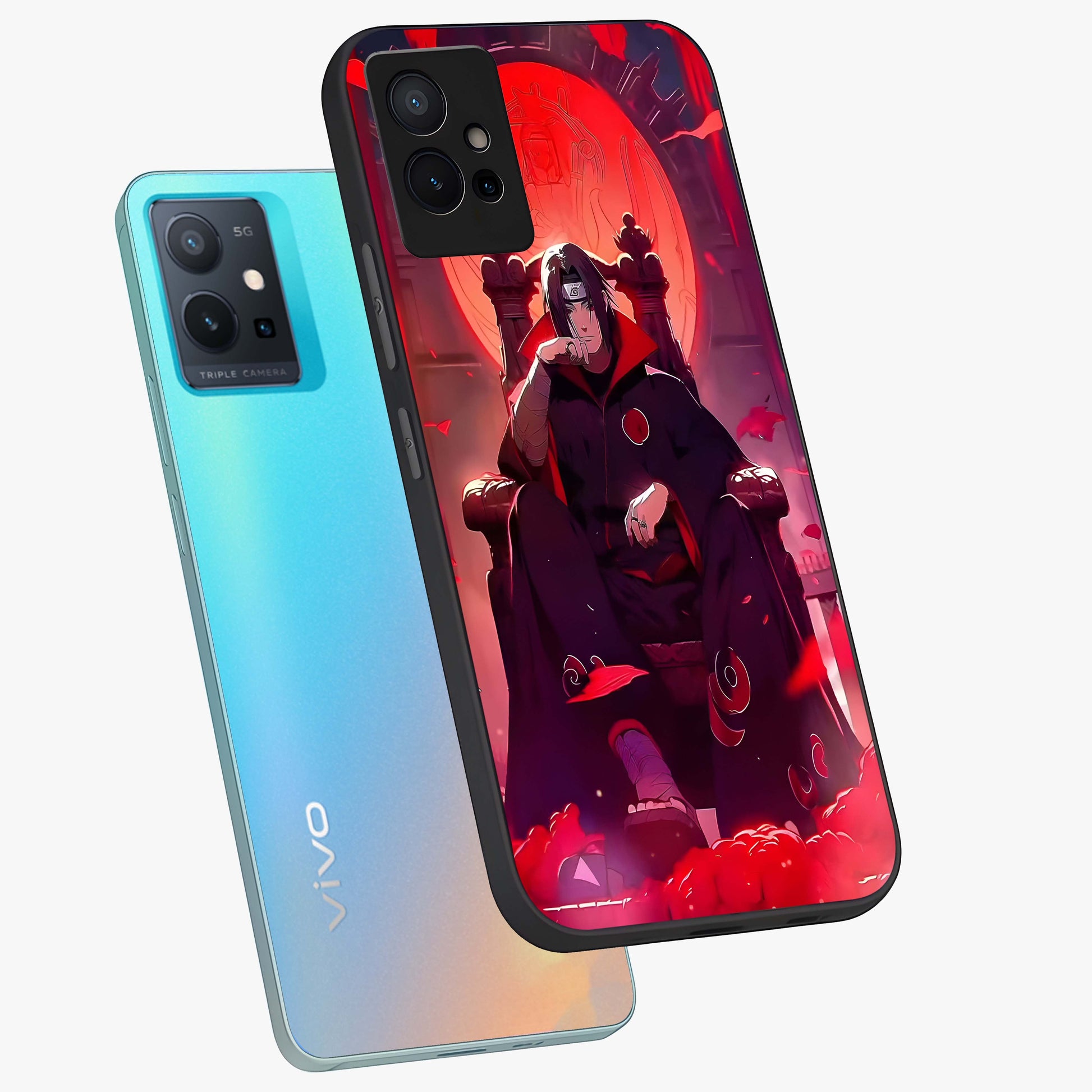 Blood Moon Sovereign Glass Case displayed in angled mockup highlighting dark celestial moon design and dramatic theme.