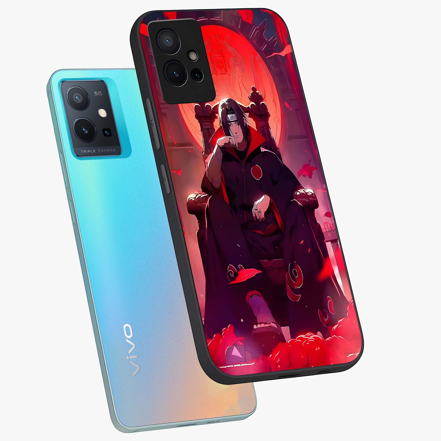 Blood Moon Sovereign Glass Case displayed in angled mockup highlighting dark celestial moon design and dramatic theme.