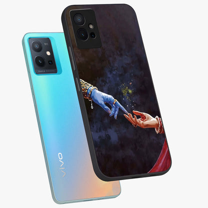 Divine Touch Eternal Glass Case displayed in angled mockup highlighting elegant divine inspired design with calm aesthetic style.