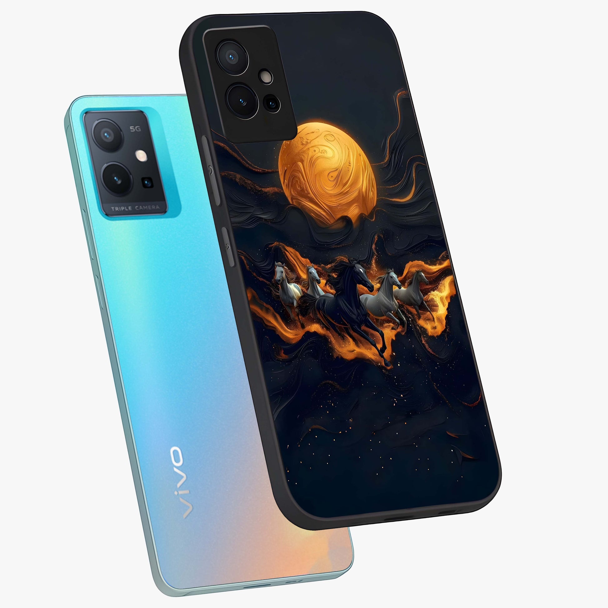 Golden Royal Heritage Glass Case displayed in angled mockup highlighting luxurious heritage design with golden aesthetic style.