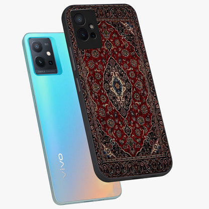 Heritage Carpet Royale Glass Case displayed in angled mockup highlighting intricate royal carpet design with heritage aesthetic.