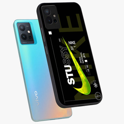 Neon Street Edition Glass Case displayed in angled mockup highlighting vibrant urban design with bold street aesthetic.