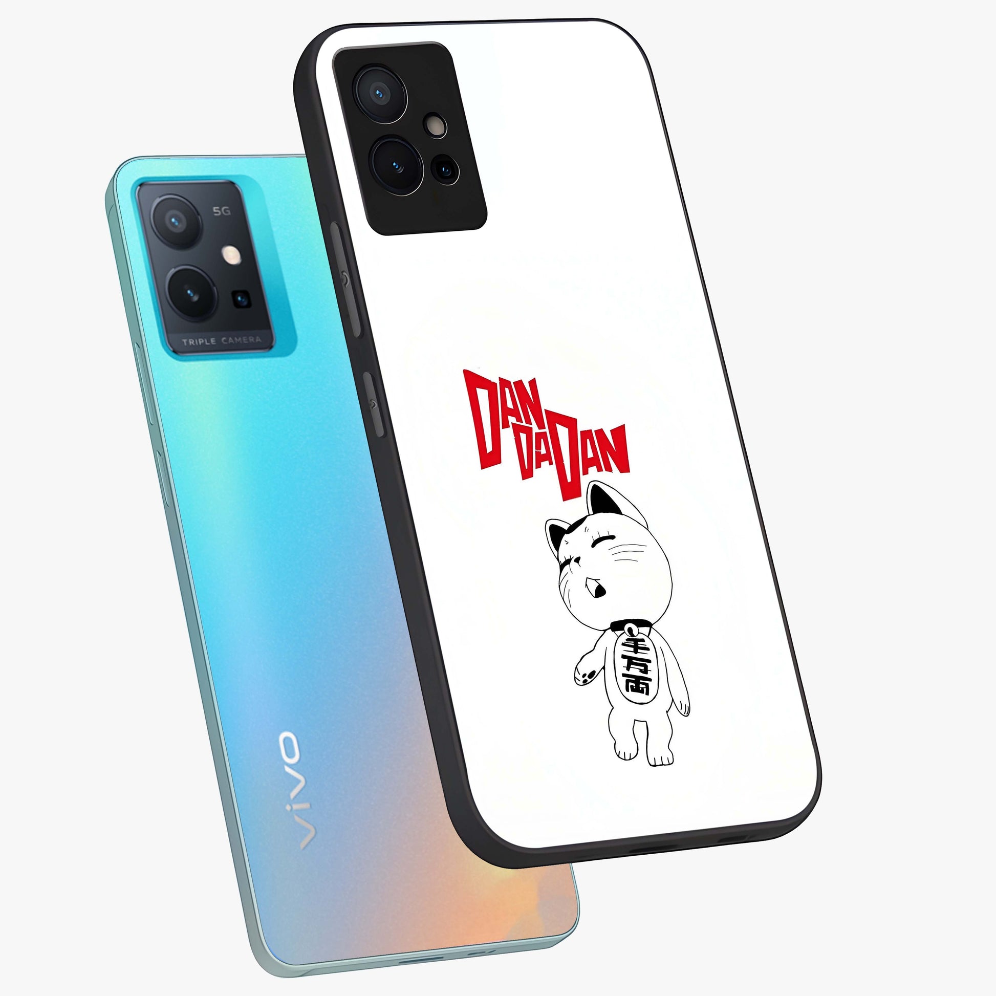 Playful Spirit Charm Glass Case displayed in angled mockup highlighting lively decorative design with playful aesthetic style.