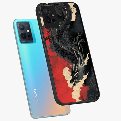 Shadow Dragon Fury Glass Case displayed in angled mockup highlighting powerful dragon illustration with dark fantasy aesthetic.