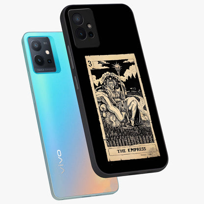 The Empress Glass Case displayed in angled mockup highlighting elegant royal design with majestic aesthetic style.