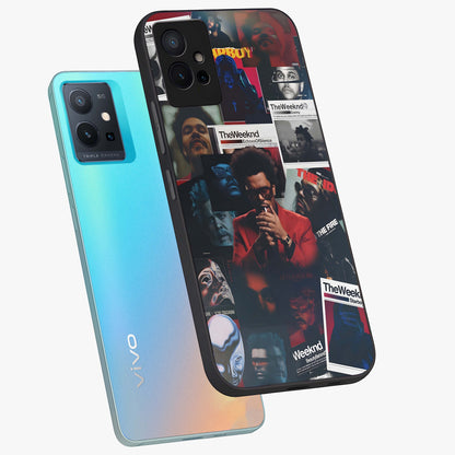 The Weeknd Glass Case displayed in angled mockup highlighting stylish pop culture inspired design with modern aesthetic.
