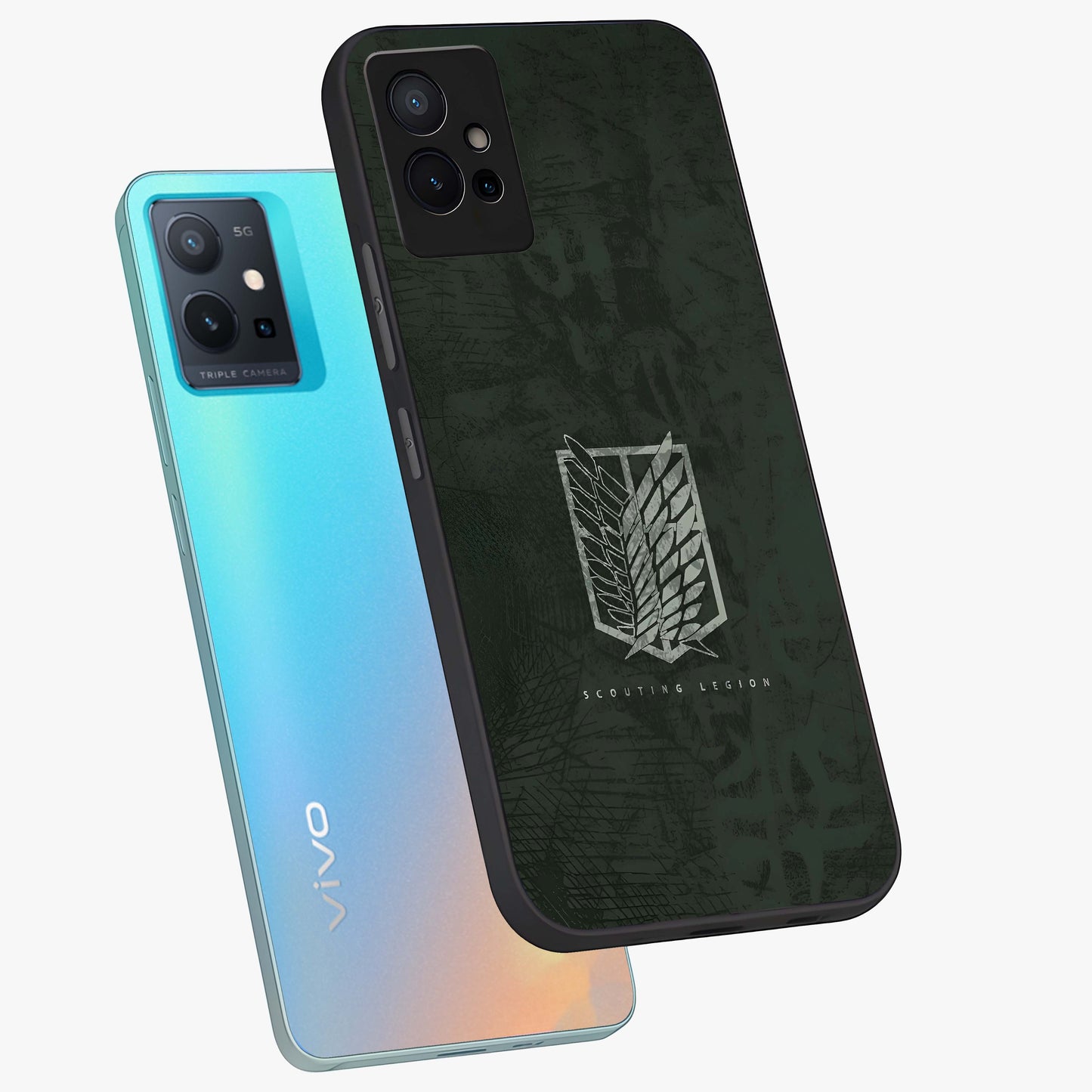 Wings Of Freedom Glass Case displayed in angled mockup highlighting graceful wing design with inspirational aesthetic.