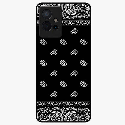 Retro Rebel Threads Glass Case showing flat back view with vintage street style artwork and glossy glass finish.