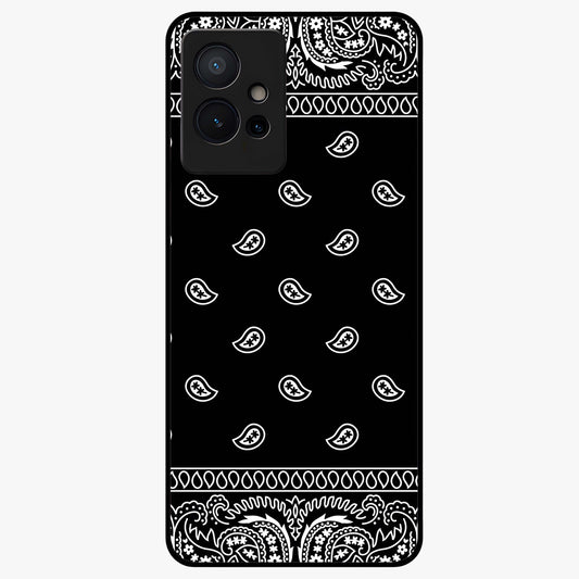 Retro Rebel Threads Glass Case showing flat back view with vintage street style artwork and glossy glass finish.