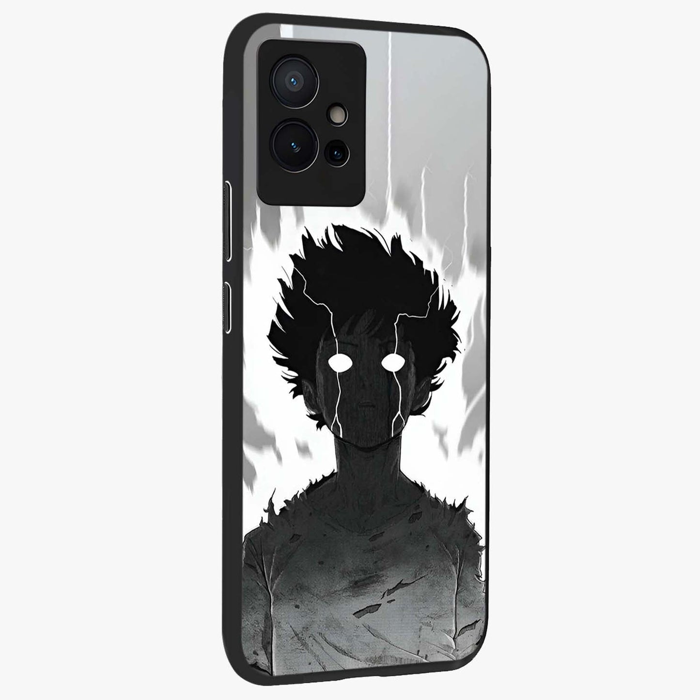 Awakened Inner Rage Glass Case upright view showcasing dramatic artwork with strong expressive aesthetic.