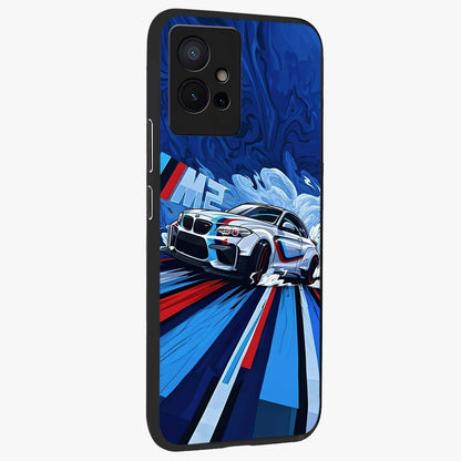Drift Power Rush Glass Case upright view showcasing high speed racing artwork with bold automotive theme.
