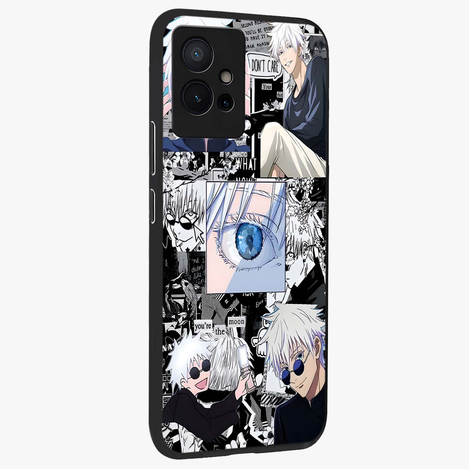 Infinity Sorcerer Chaos Glass Case upright view showcasing dramatic sorcerer artwork with chaotic mystical theme.
