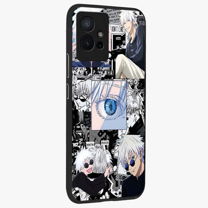 Infinity Sorcerer Chaos Glass Case upright view showcasing dramatic sorcerer artwork with chaotic mystical theme.