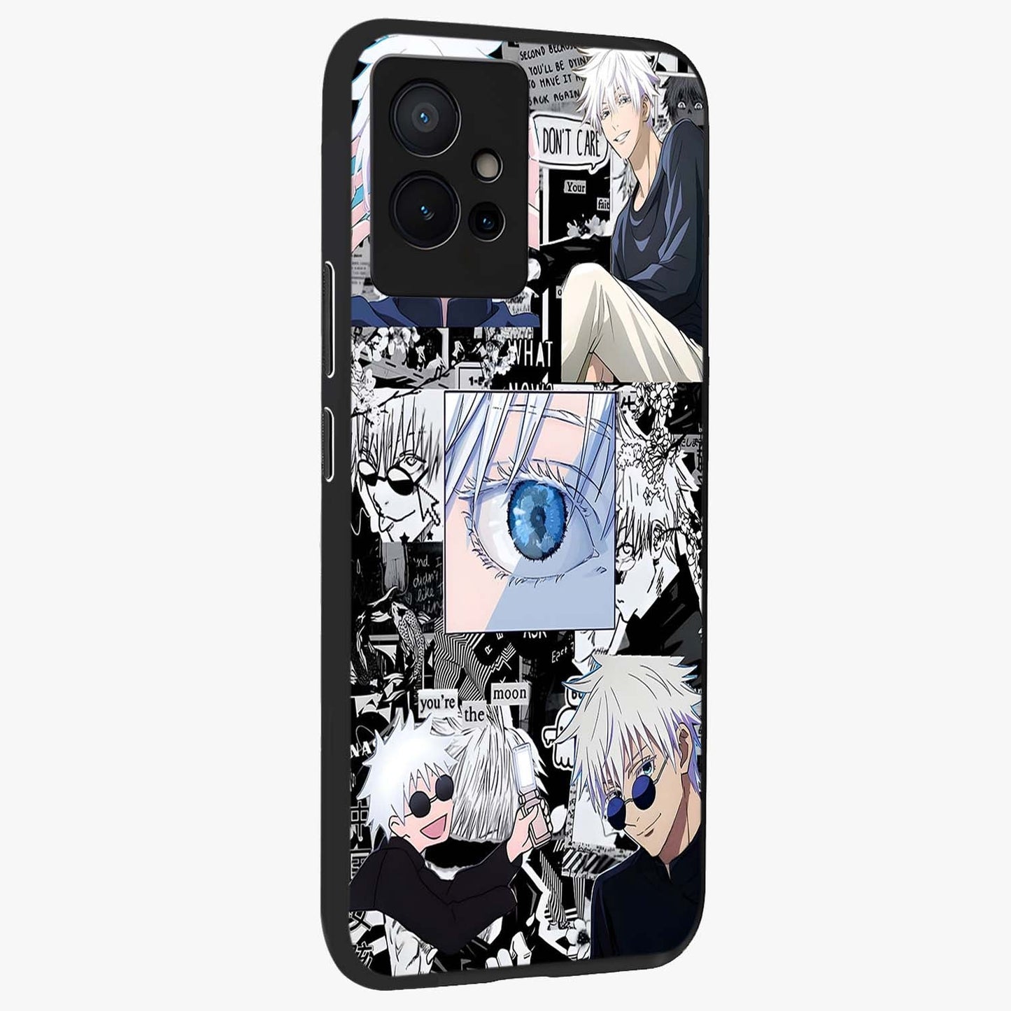 Infinity Sorcerer Chaos Glass Case upright view showcasing dramatic sorcerer artwork with chaotic mystical theme.