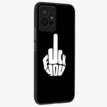 Rebel Mode On Glass Case upright view showcasing striking statement artwork with bold rebellious theme.