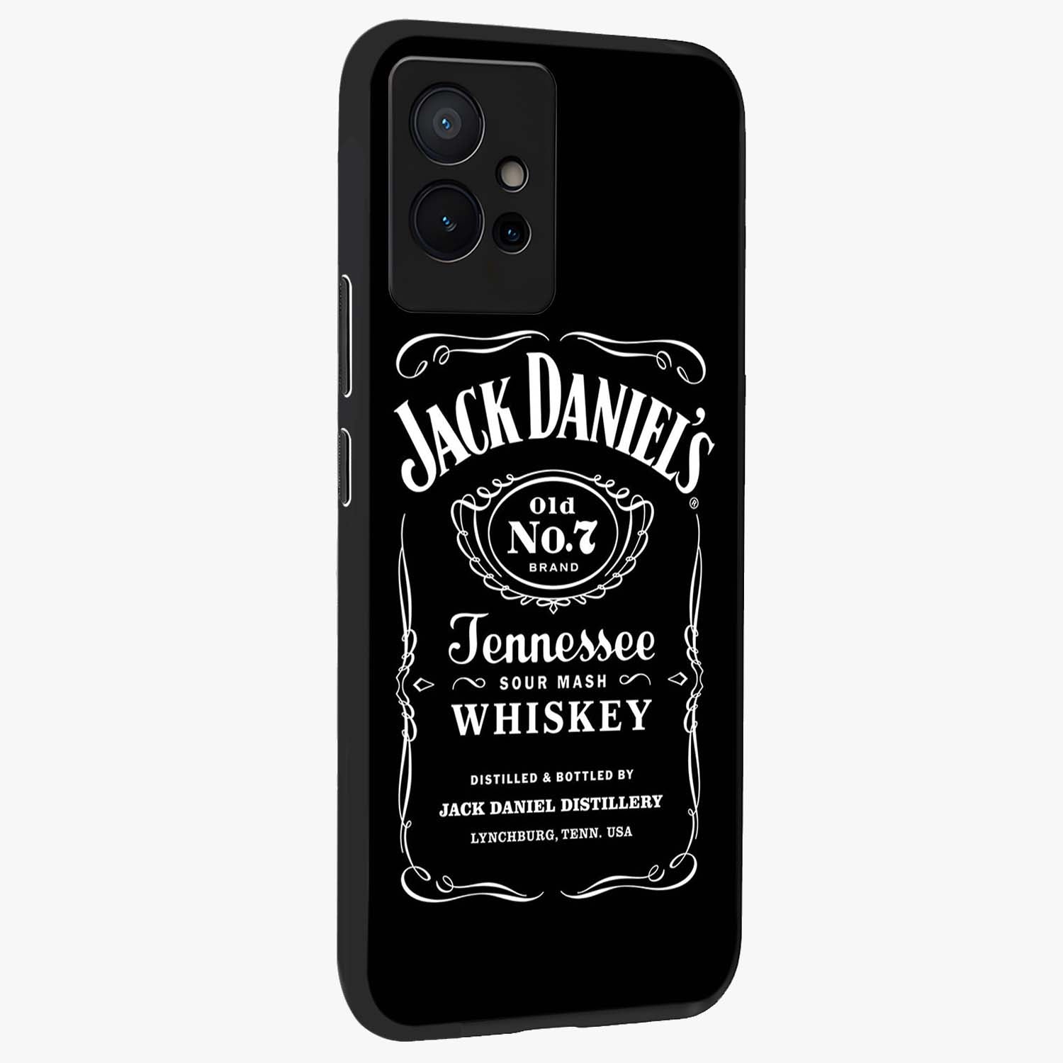 Vintage Whiskey Heritage Glass Case upright view showcasing stylish vintage whiskey artwork with timeless bar culture theme.