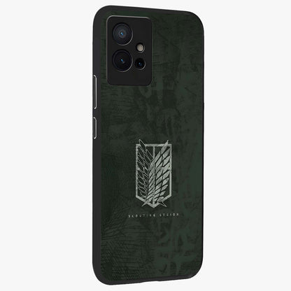 Wings Of Freedom Glass Case upright view showcasing powerful wings artwork with freedom themed design.