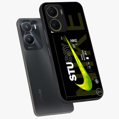 Neon Street Edition Glass Case displayed in angled mockup highlighting vibrant urban design with bold street aesthetic.