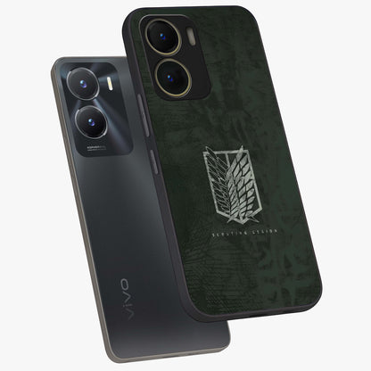 Wings Of Freedom Glass Case displayed in angled mockup highlighting graceful wing design with inspirational aesthetic.