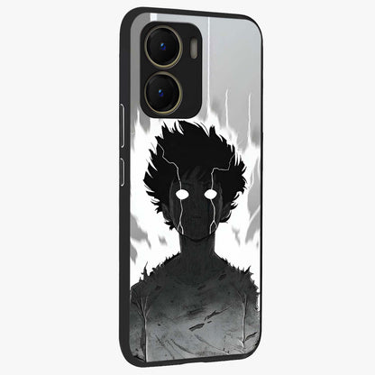 Awakened Inner Rage Glass Case upright view showcasing dramatic artwork with strong expressive aesthetic.