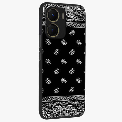 Retro Rebel Threads Glass Case upright view showcasing stylish vintage artwork with bold retro theme.