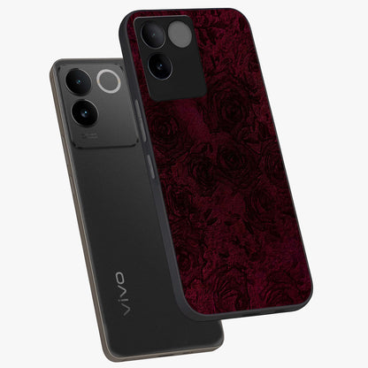 Crimson Fade Flow Glass Case displayed in angled mockup highlighting smooth gradient design with modern aesthetic style.