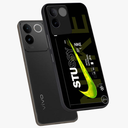Neon Street Edition Glass Case displayed in angled mockup highlighting vibrant urban design with bold street aesthetic.