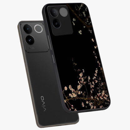 Petal Moon Light With Custom Name Glass Case displayed in angled mockup highlighting delicate petal design with custom name feature.