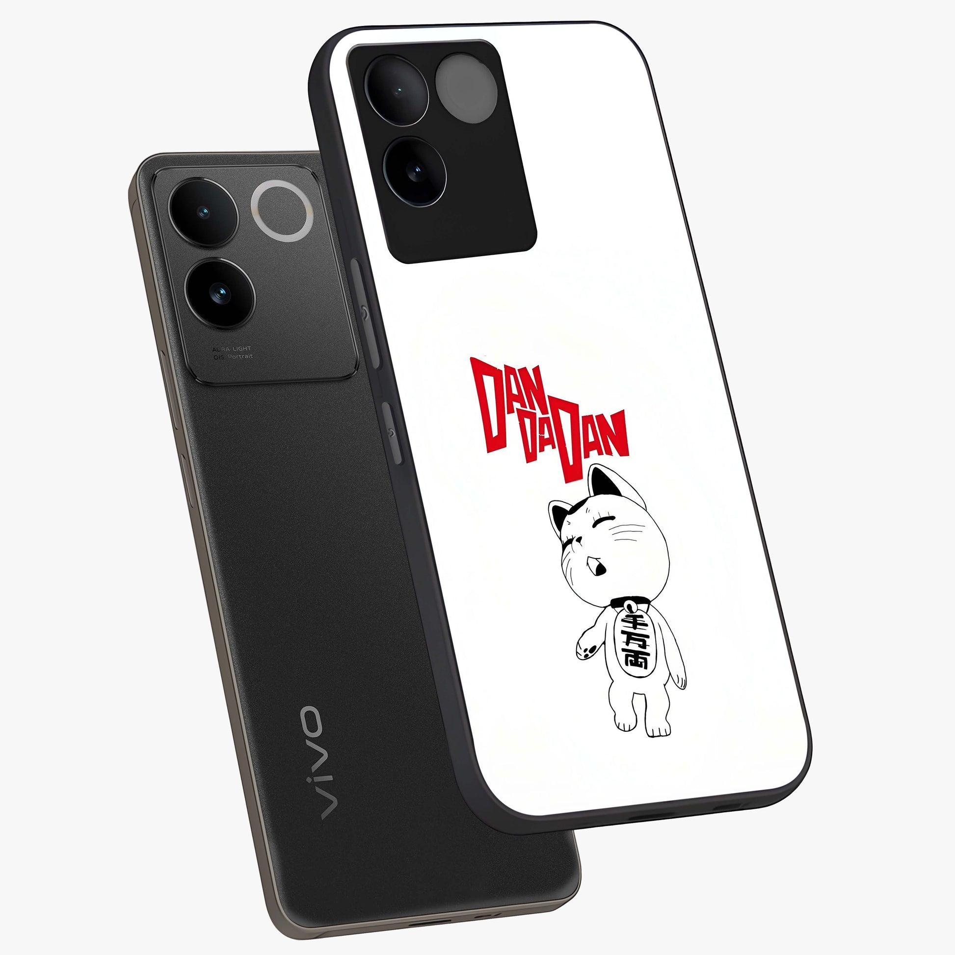Playful Spirit Charm Glass Case displayed in angled mockup highlighting lively decorative design with playful aesthetic style.
