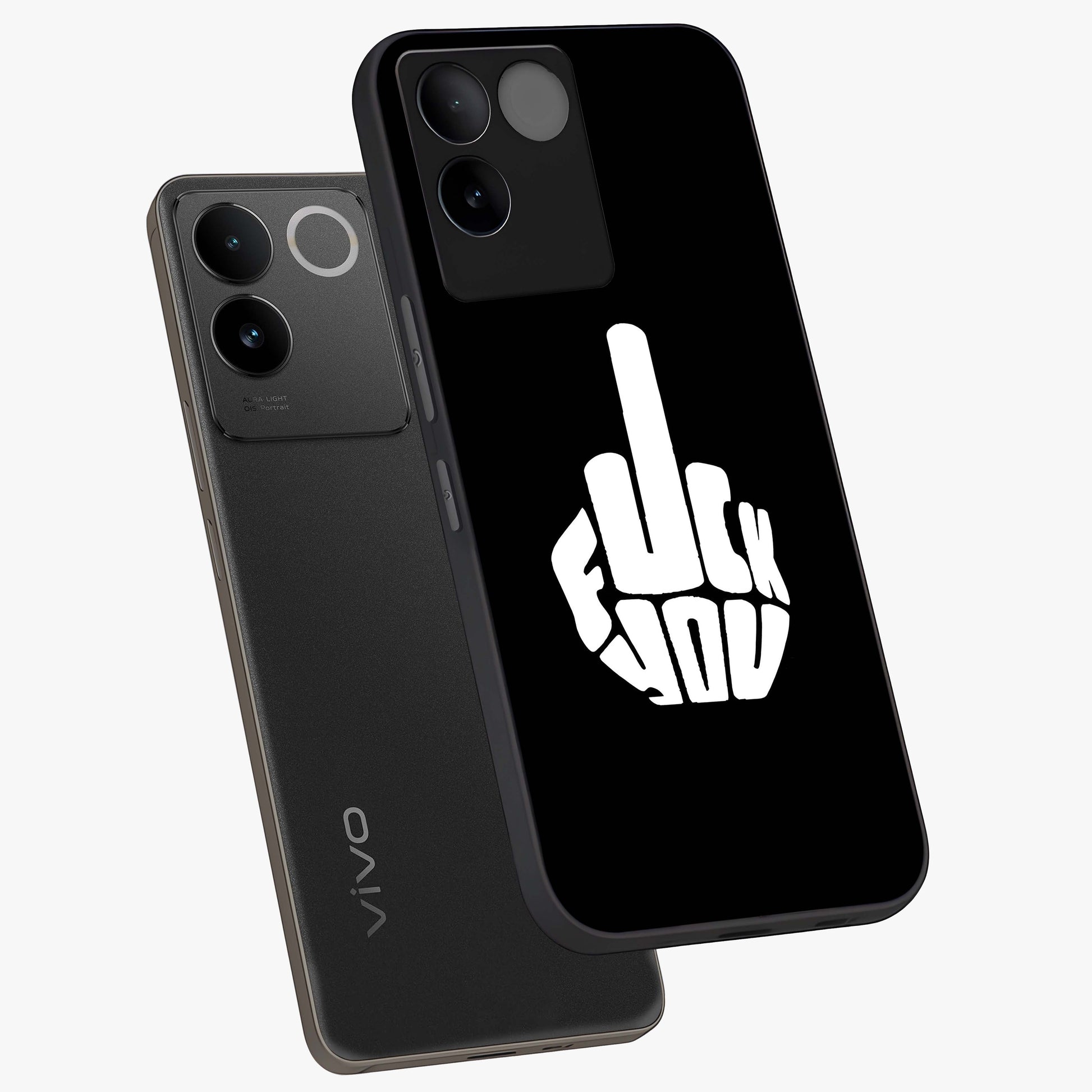 Rebel Mode On Glass Case displayed in angled mockup highlighting edgy text design with modern street aesthetic.