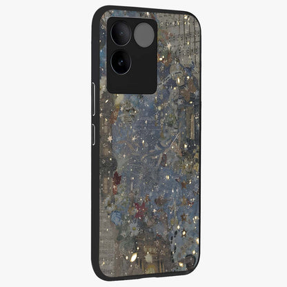 Aesthetic Astrolophia Glass Case upright view showcasing soft aesthetic theme with stylish modern look.